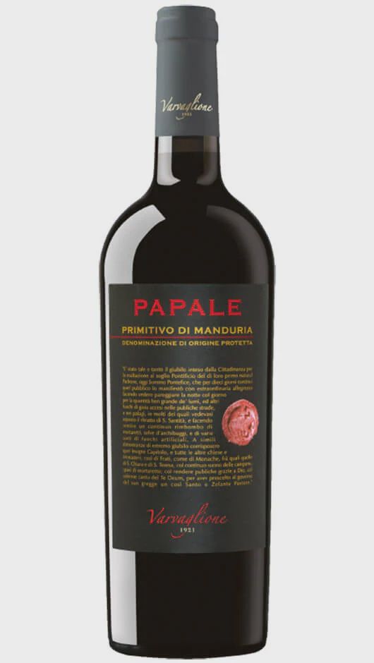 VARVAGLIONE PRIMITIVO PAPALE 750ML