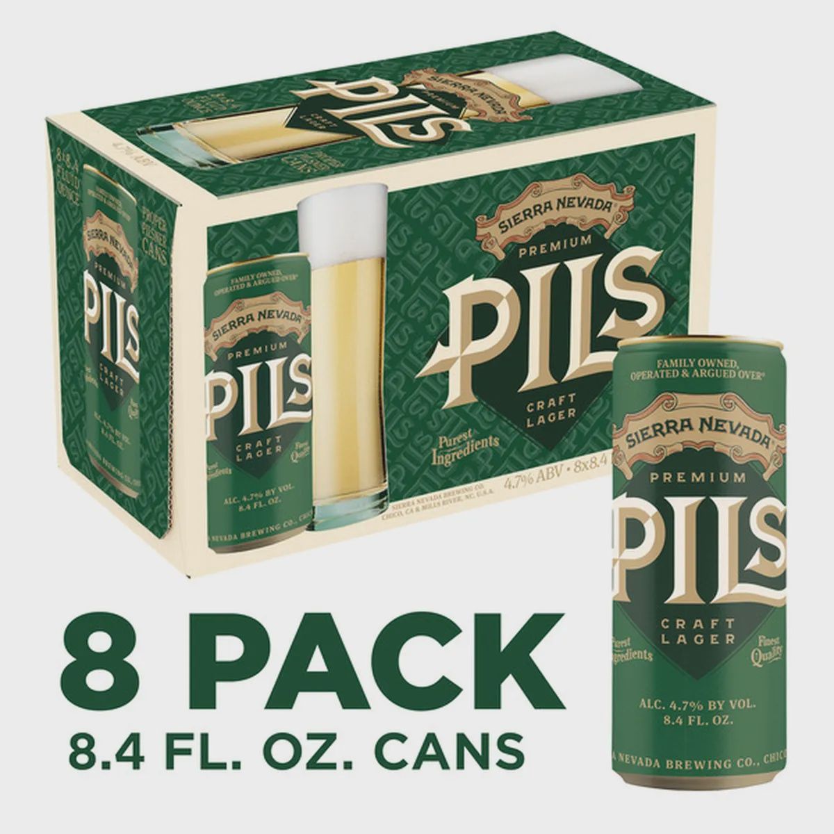SIERRA NEVADA PILS 8PK 8.5OZ CAN