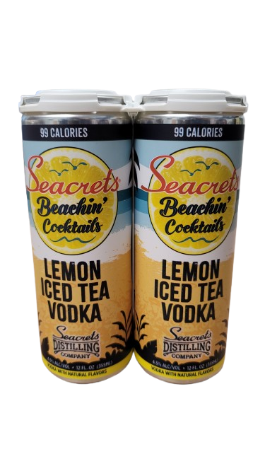SEACRETS LEMON ICED TEA VODKA RTD 4PK