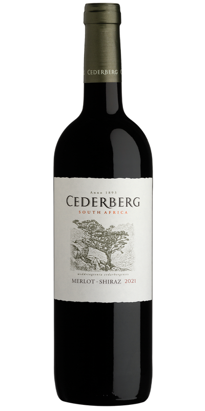 CEDERBERG MERLOT SHIRAZ 750ML
