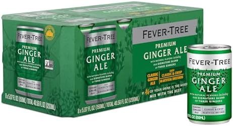 FEVER TREE GINGER ALE 8PK CANS