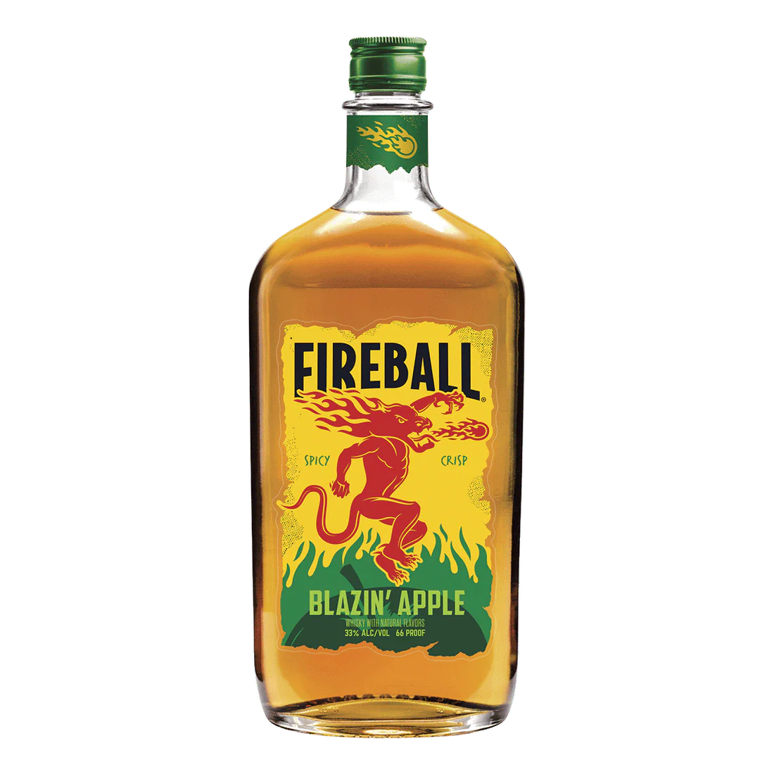 FIREBALL BLAZIN APPLE GLASS 750ML