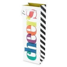 COLORFUL CHEERS WINE BAG