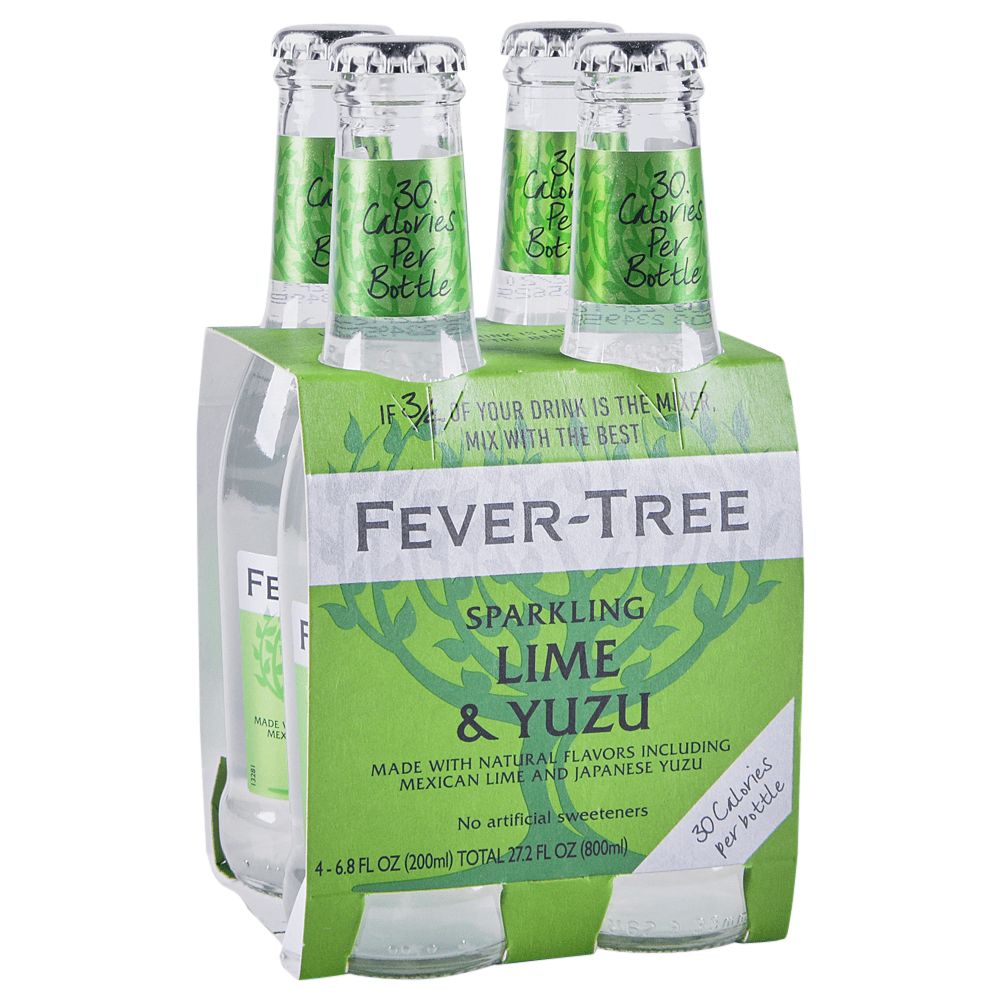 FEVER TREE SPARKING LIME &amp; YUZU 4PK