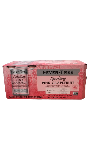 FEVER TREE PINK GRAPEFRUIT 8PK CANS