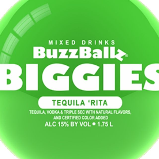 BUZZBALLZ BIGGIES TEQUILA RITA COCKTAIL 1.75L