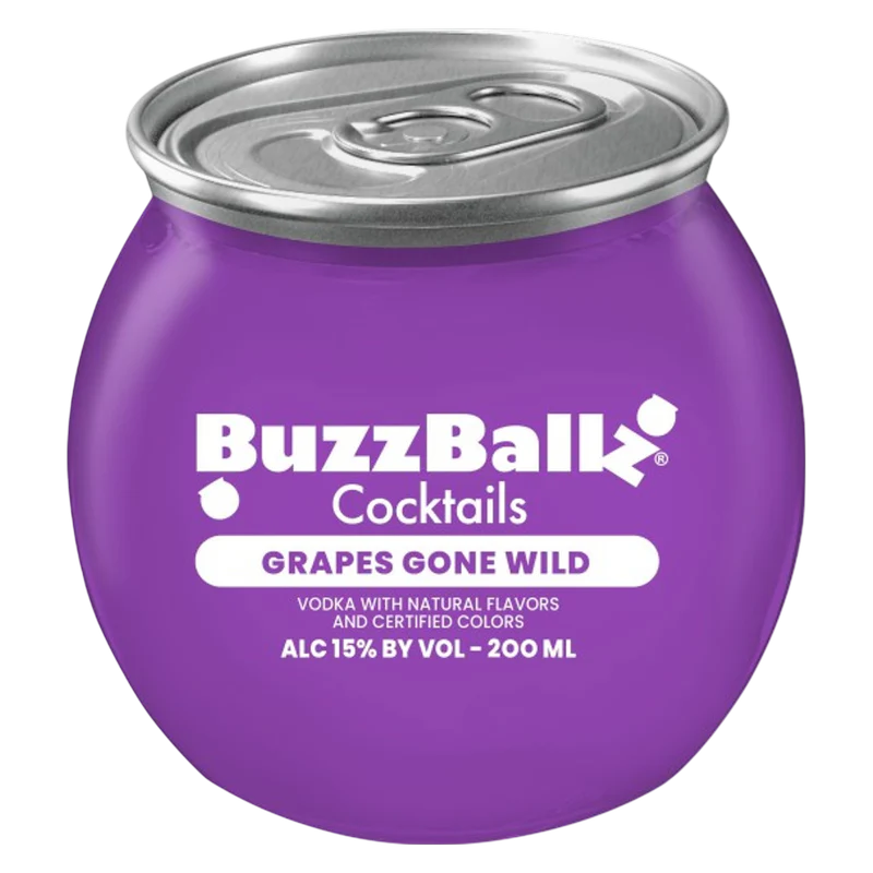 BUZZBALLZ GRAPES GONE WILD SPIRITS COCKTAIL 200ML