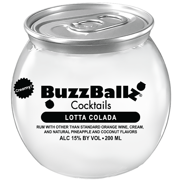 BUZZBALLZ LOTTA COLADA SPIRITS COCKTAIL 200ML