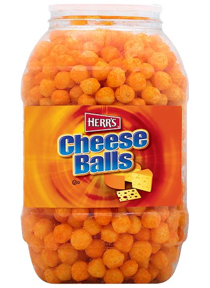 HERRS CHEESE BALLS 17OZ