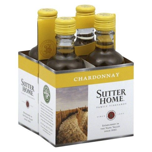 SUTTER HOME CHARDONNAY 4PK