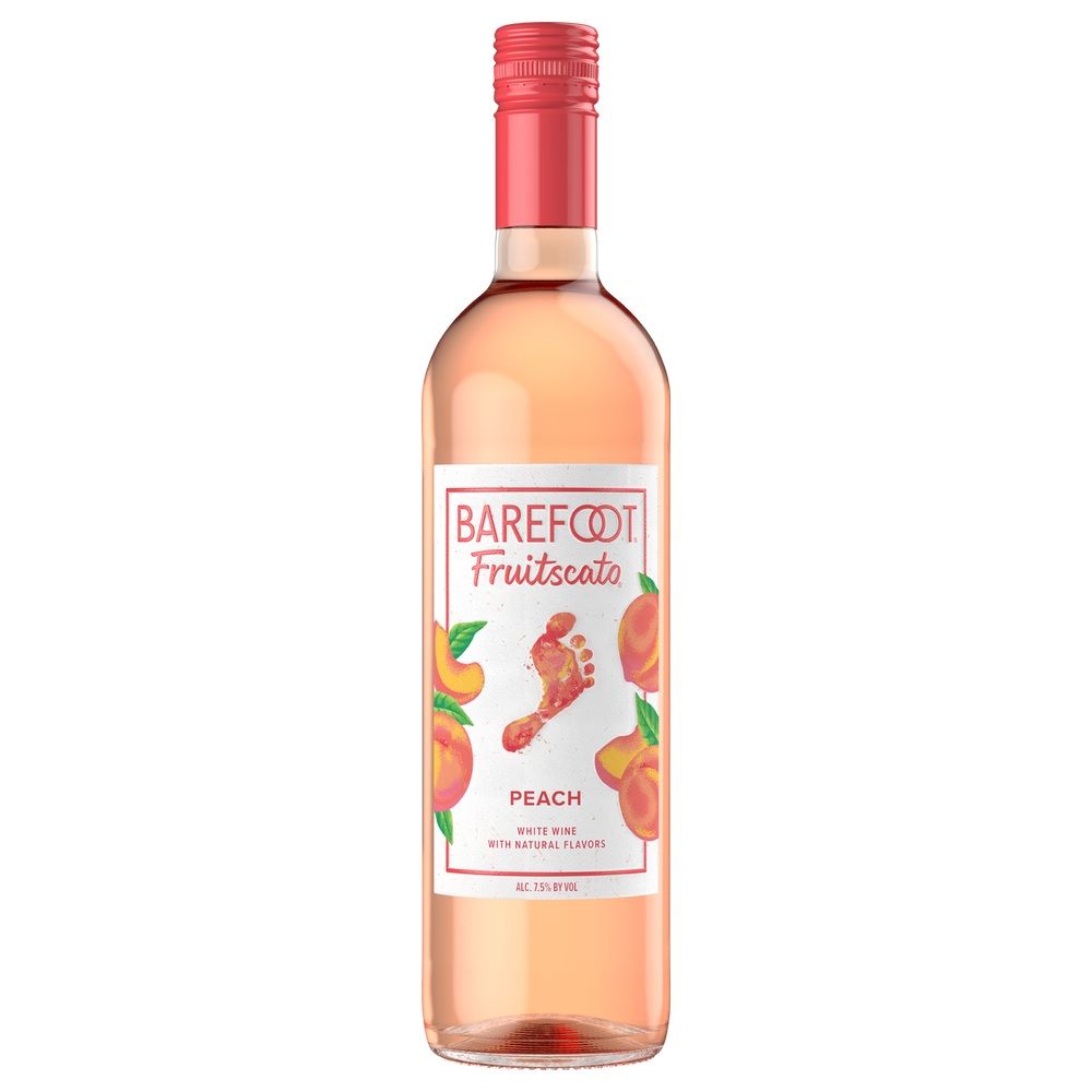 BAREFOOT FRUITSCATO PEACH 750ML