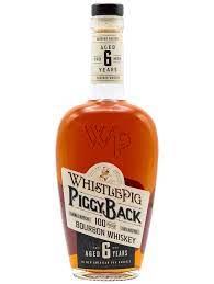 WHISTLEPIG PIGGYBACK 6YR BOURBON 100PF 750ML