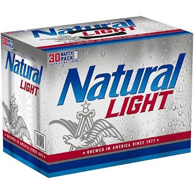 NATURAL LIGHT 30PK 12OZ CAN