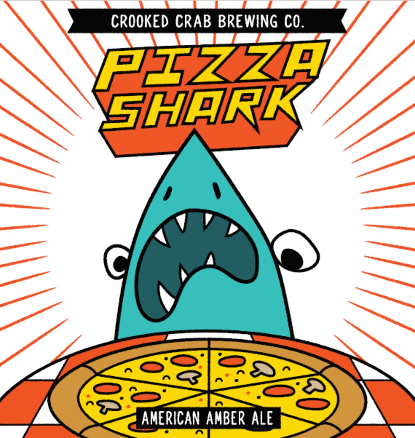 CROOKED CRAB PIZZA SHARK 6PK