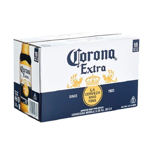 CORONA EXTRA 18PK 12OZ BTL