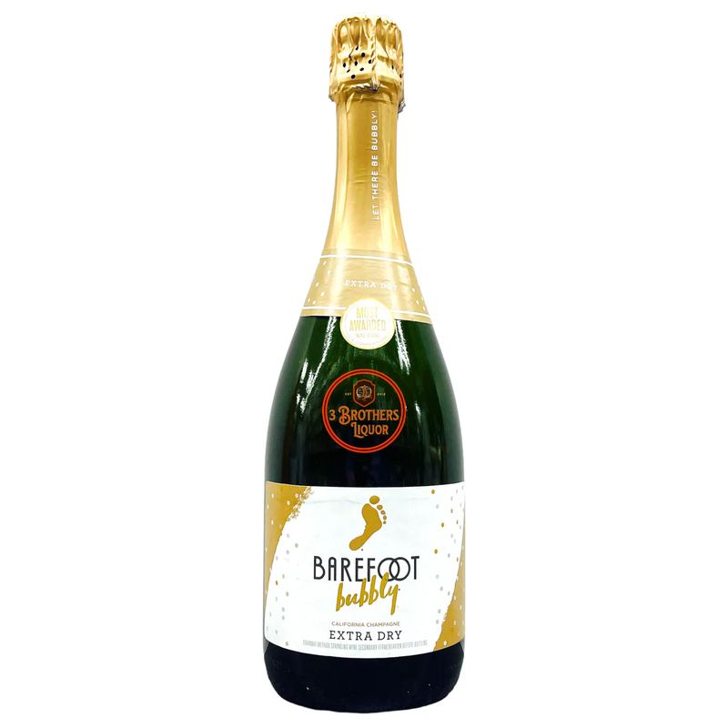 BAREFOOT BUBBLY EXTRA DRY 750ML C/O