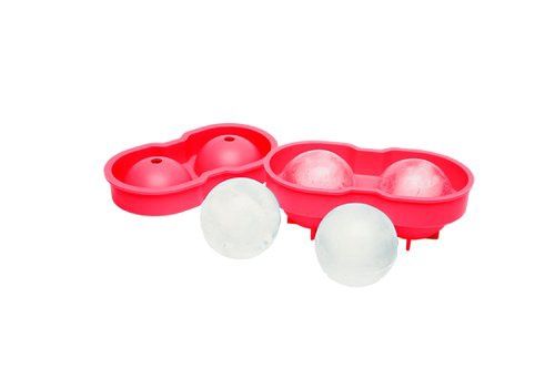 KOLORAE SILICONE ICE TRAY 2 BALLS ASSORTED COLORS