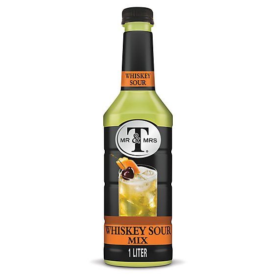 MR &amp; MRS T WHISKEY SOUR MIX 1L