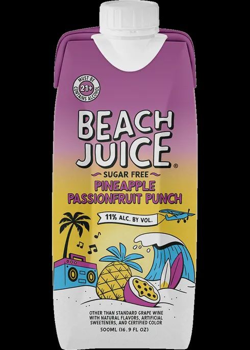 BEACH JUICE PINEAPPLE PASSIONFRUIT 500ML