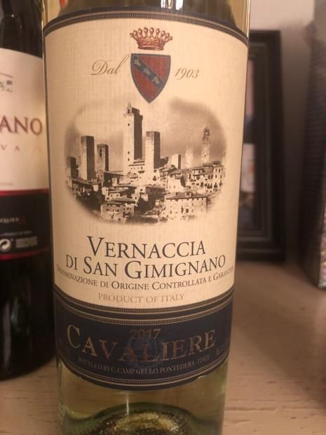 CAVALIERE VERNACCIA 750ML