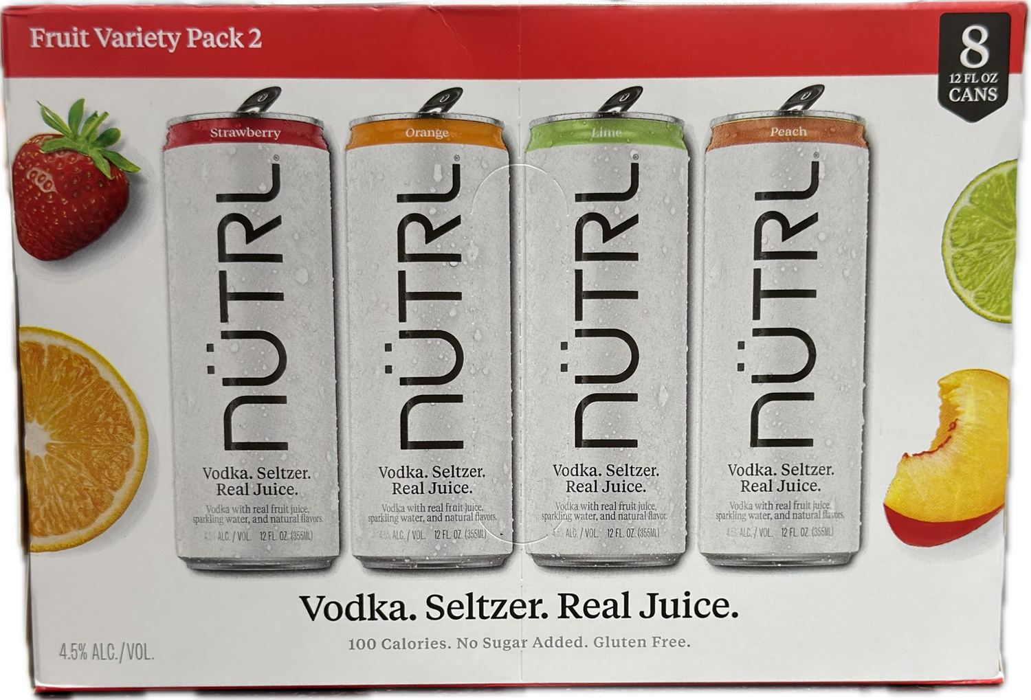 NUTRL VODKA SELTZER VARIETY PACK #2 8PK