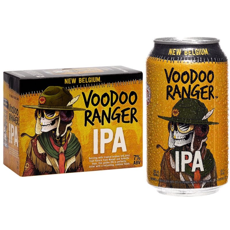 NEW BELGIUM VOODOO RANGER IPA 12PK CAN