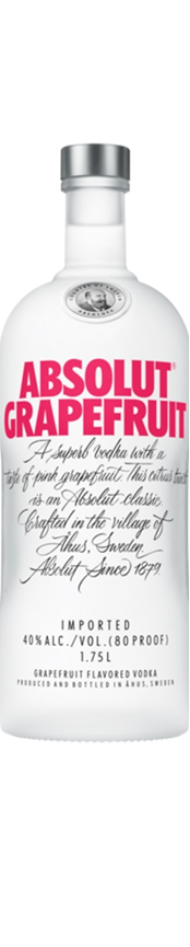 ABSOLUT GRAPEFRUIT 80 1.75L