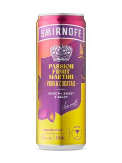 SMIRNOFF ICE SMASH STRAW &amp; PASSIONFRUIT 24OZ