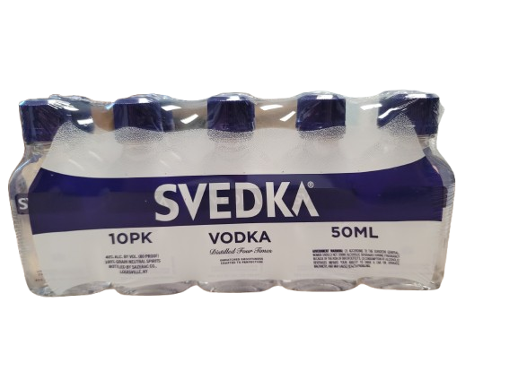 SVEDKA VODKA 50ML 10PK
