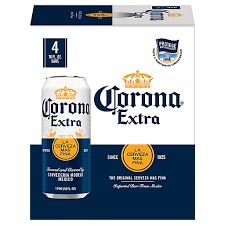 CORONA EXTRA 4PK 16OZ CAN
