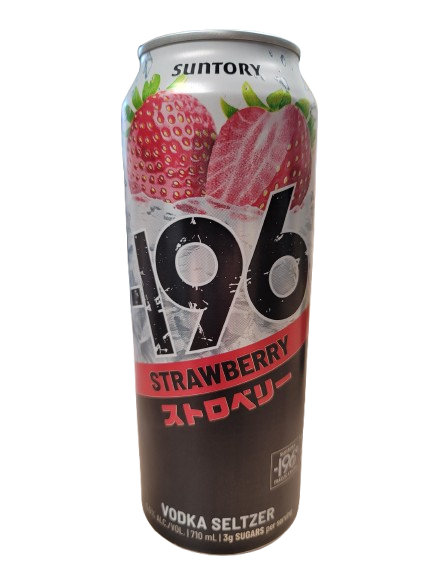 SUNTORY -196 STRAWBERRY SELTZER 24OZ