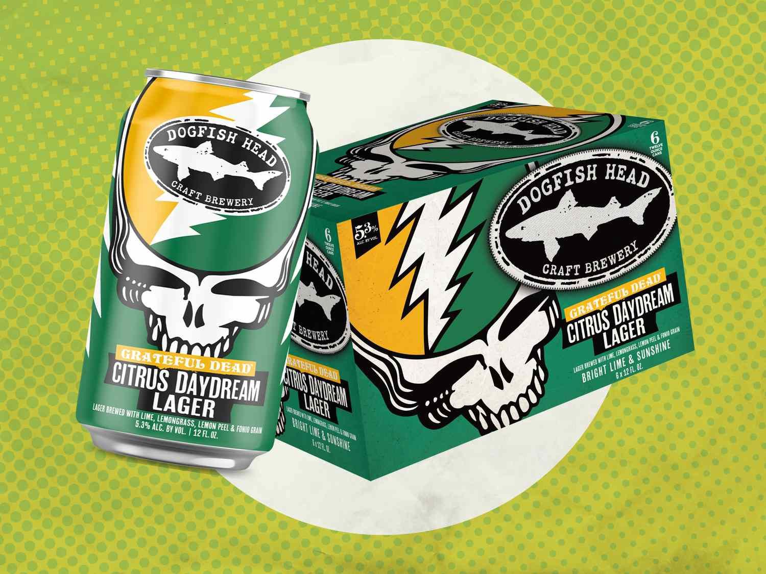 DOGFISH GRATEFUL DEAD LAGER 6PK CAN