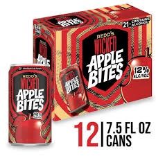 REDDS WICKED APPLE BITES 12PK 7.5OZ CANS