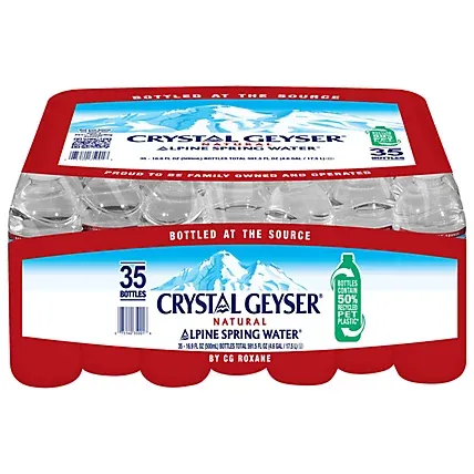 CRYSTAL GEYSER WATER 35PK CASE