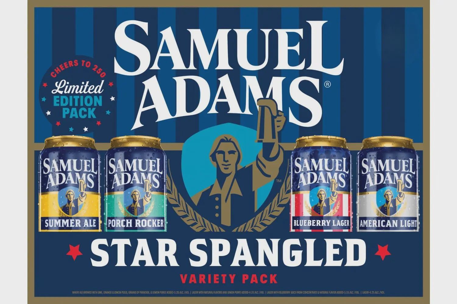 SAM ADAMS STAR SPANGLED 12PK CAN C/O