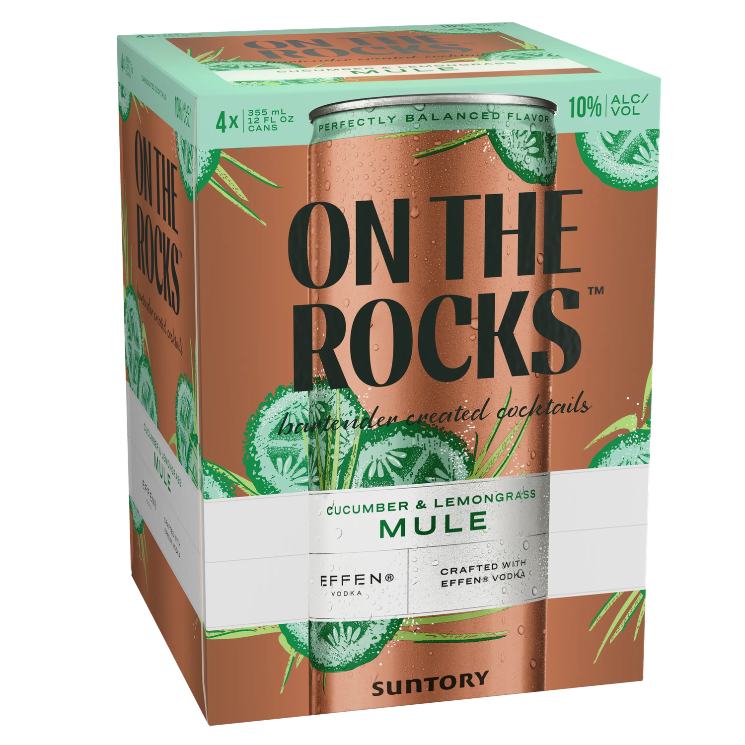 ON THE ROCKS RTD CUCUMBER LEMONGRASS MULE 4PK