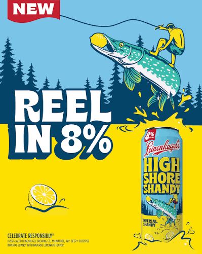 LEINENKUGEL HIGH SHORE SHANDY 19.2OZ CAN