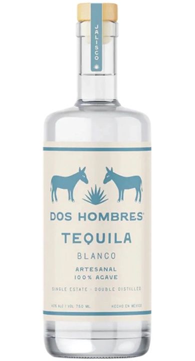 DOS HOMBRES TEQUILA BLANCO 750ML