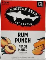 DOGFISH RUM PUNCH PEACH MANGO 4PK