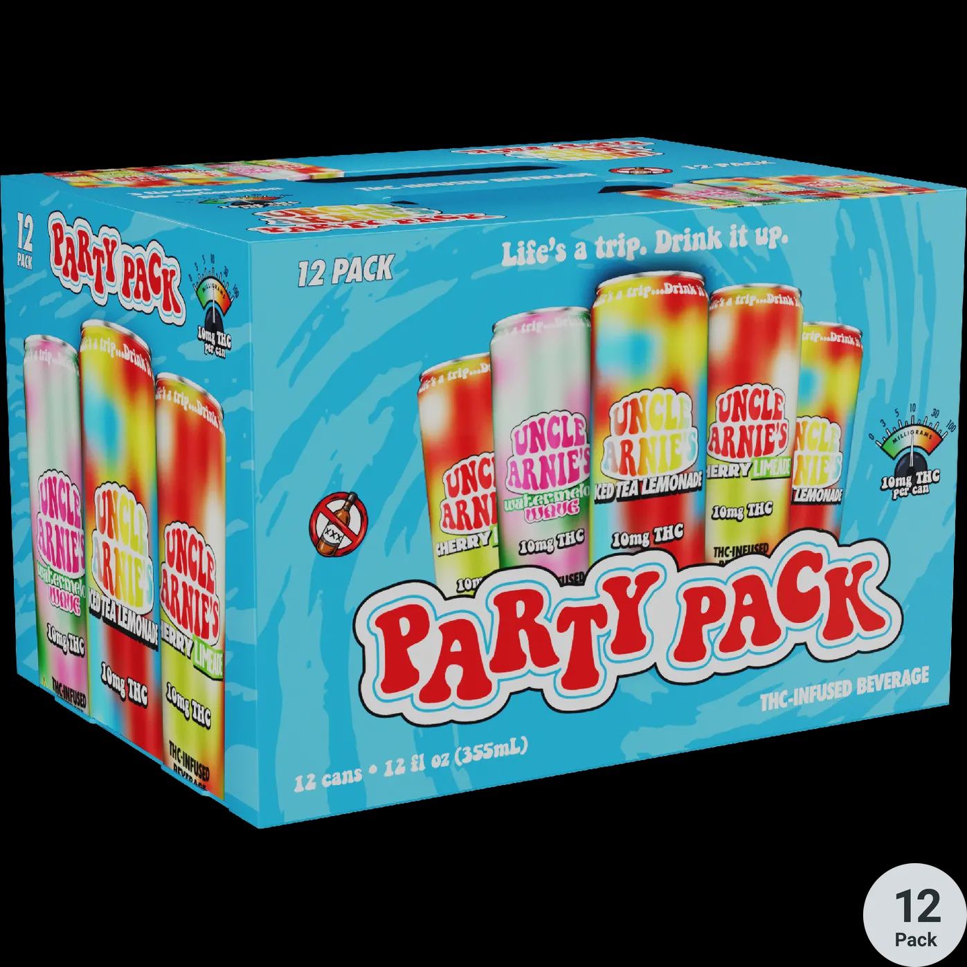 UNCLE ARNIE'S VARIETY THC 12PK