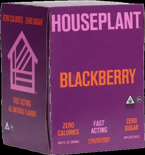 HOUSEPLANT BLACKBERRY THC 3MG 4PK