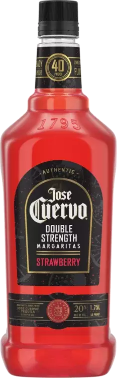 JOSE CUERVO RTD DOUBLE STRENGTH STRAWBERRY MARGARITA 1.75L