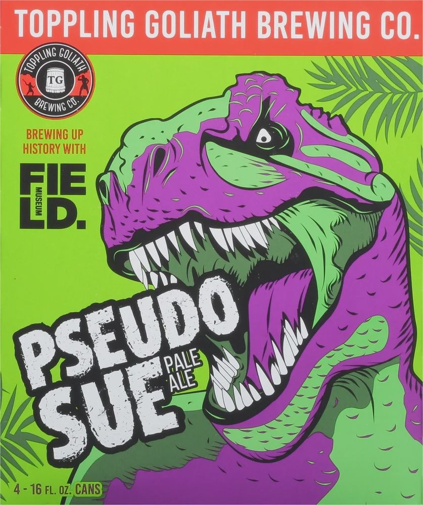 TOPPLING GOLIATH PSEUDO SUE PALE ALE 4PK 16OZ