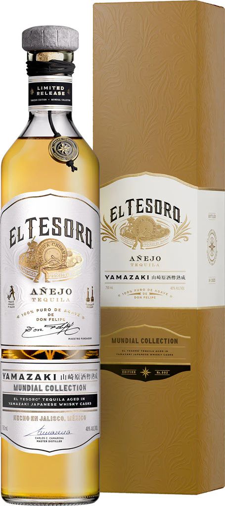 EL TESORO TEQUILA ANEJO MUNDIAL YAMAZAKI 750ML