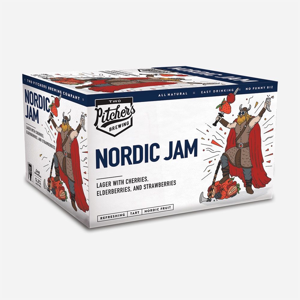TWO PITCHERS NORDIC JAM 6PK CAN