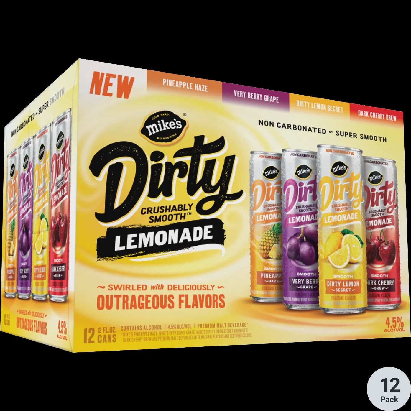 MIKE'S DIRTY LEMONADE VARIETY 12PK CAN