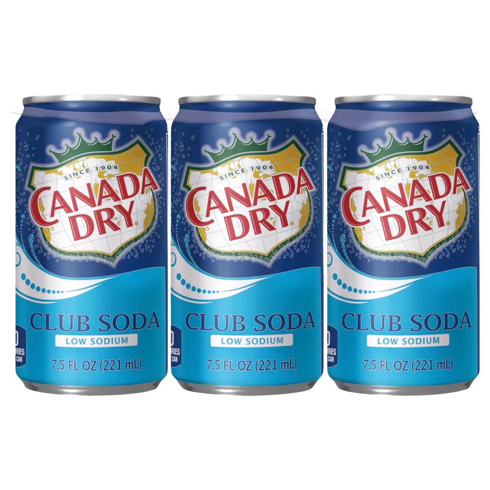 CANADA DRY MINI CLUB SODA 6PK