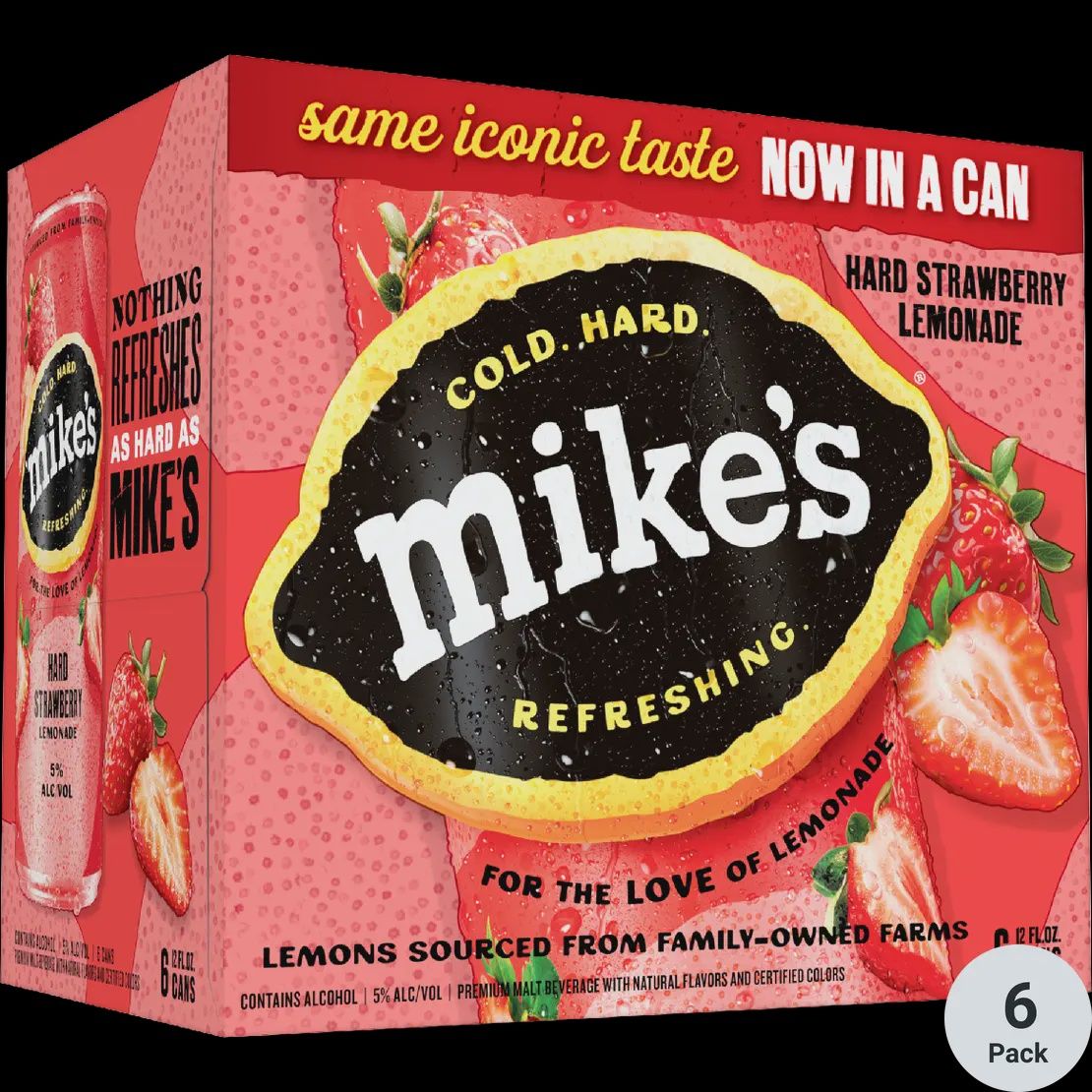MIKE'S STRAWBERRY LEMONADE 6PK CAN