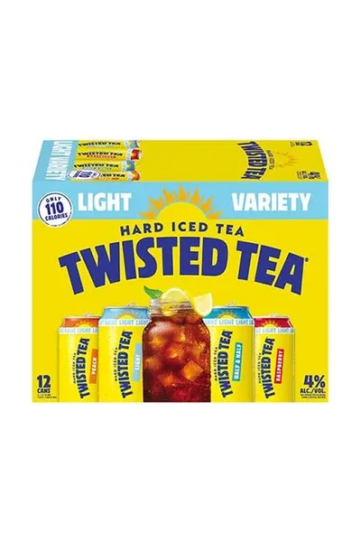 TWISTED TEA LIGHT VARIETY SLIM CAN 12PK