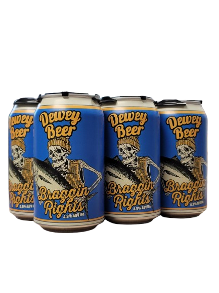 DEWEY BEER CO BRAGGIN RIGHTS IPA 6PK CAN